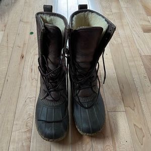 Shearling Bean Boots size 7